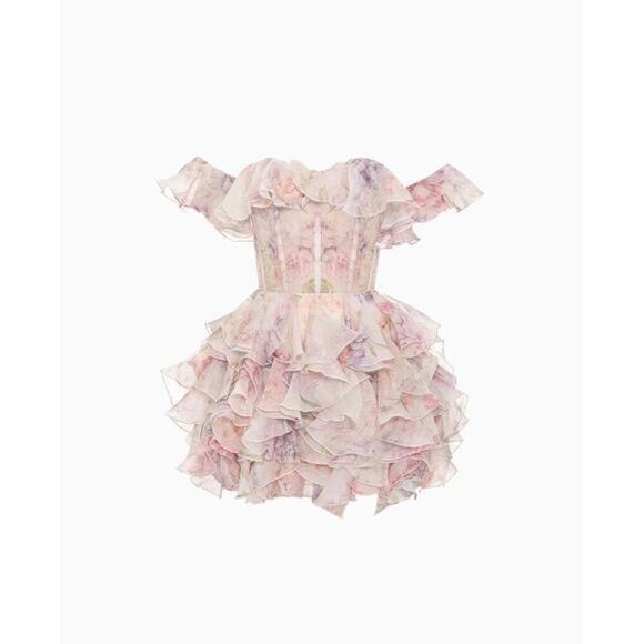 Yvon Viola Mini Dress - M Multicolor - Picture 2 of 5